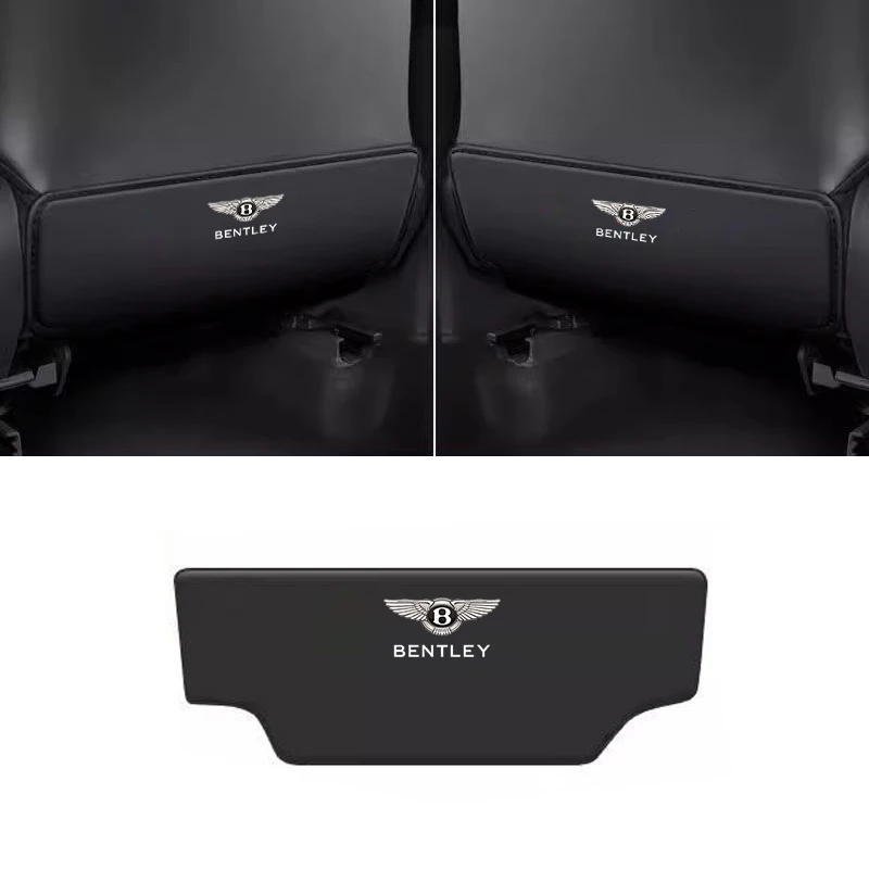 

Car Seat Back Protector Mat for New Bentley Flying Spur Continental GT Bentayga Mulsanne Prevent Dirty Anti Kick Pad Accessory