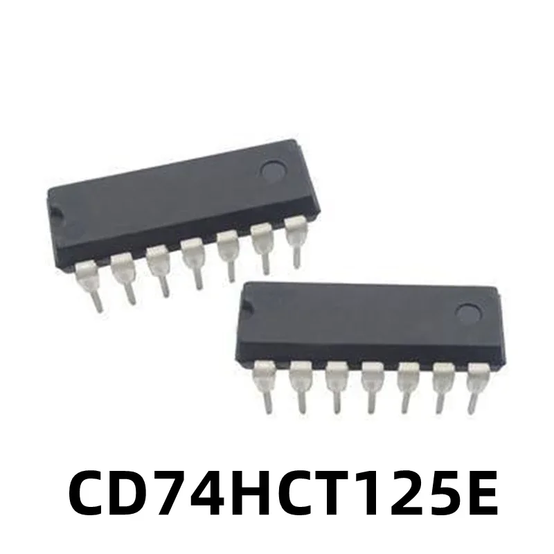 1 قطعة جديد الأصلي CD74HCT125E 74HCT125 DIP14 مضمنة المنطق رقاقة عازلة/خط سائق في الأوراق المالية