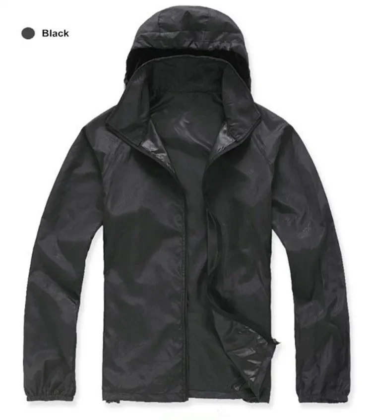 DIMUSI cappotto in pelle ad asciugatura rapida di marca da uomo protezione solare impermeabile UV donna sottile capispalla militare giacca antivento