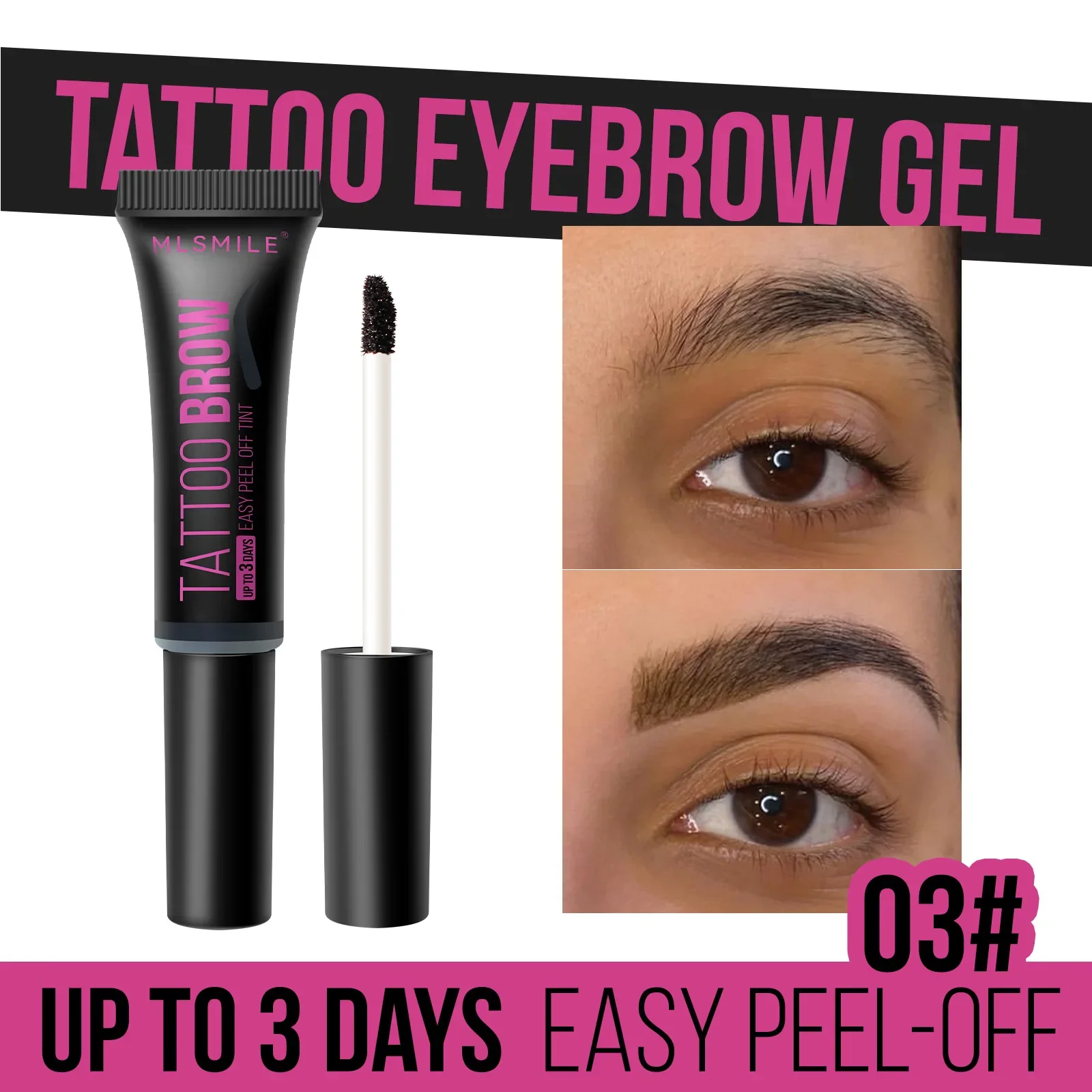 Gel para cejas, tinte Natural, crema para tatuaje, colorante, resistente al agua, larga duración, pegamento para cejas, maquillaje de cejas de secado rápido para mujeres
