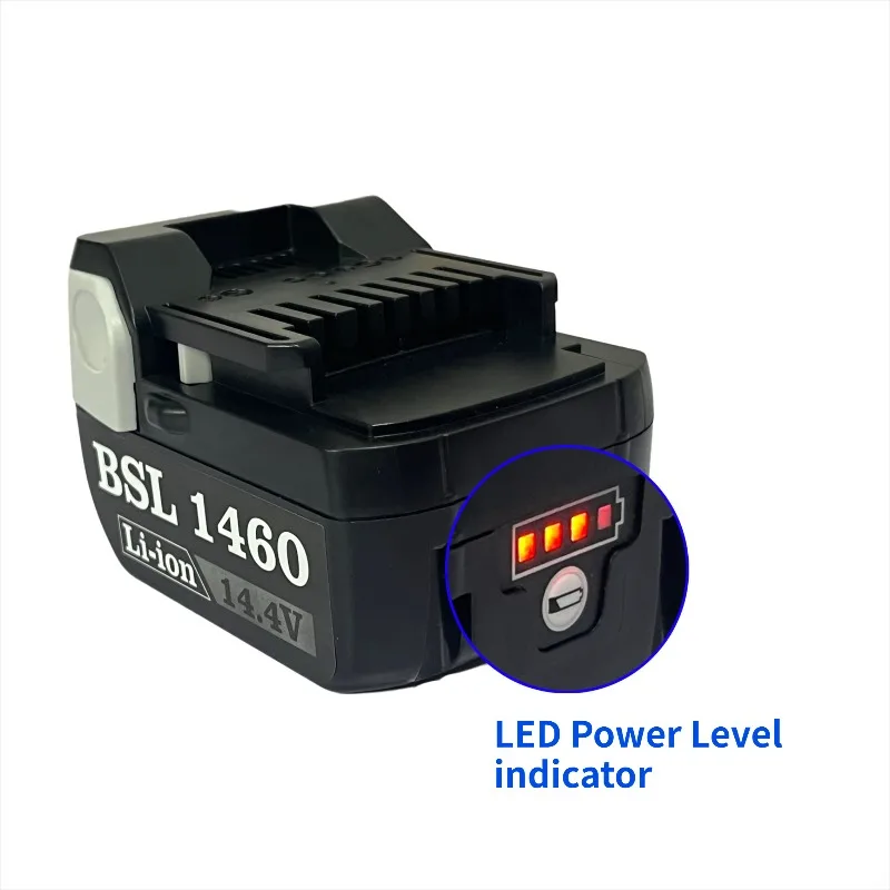 2025 بطارية قابلة للشحن لشركة هيتاشي ليثيوم أيون 14.4 فولت 9.0AH استبدال أداة البطارية BSL1430 CJ14DSL BSL1440 CR14DSL BSL1415