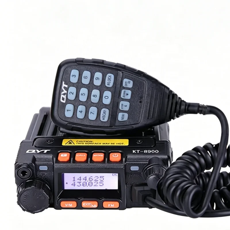 QYT KT-8900 Car Walkie-Talkie Mobile Radios Dual-band Mini Radio Station Vehicle-mounted Two-way Radio For Fleet Communication