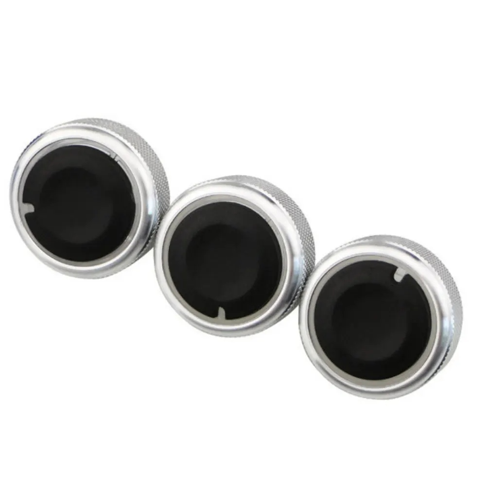 Fashion Aluminum Alloy Car Air Condition Button Knob AC Switch Knob for Ford Focus 2 3 MK2 MK3 ST RS For Ford Mondeo Accessories