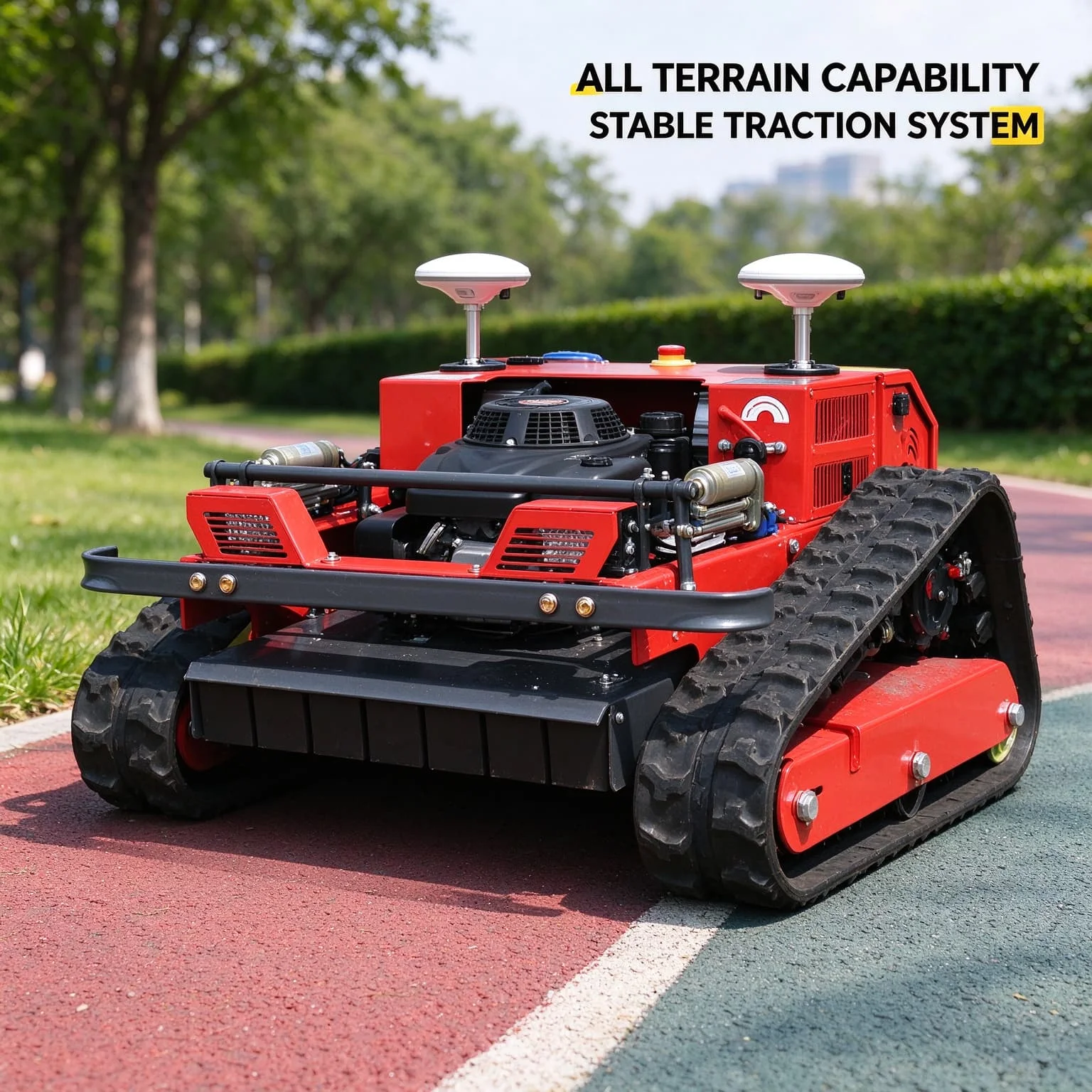 Customized Cordless lawn mower GPS Strong Power Self Propelled Lawn Mower Zero Turn Lawn Mower For Hillside Fruit Yard