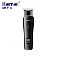 Kemei KM-1113 Electric Hair Clippers and Trimmers Man Professional Cordless Hair Cutting Machine Rechargeable USB Home Appliance