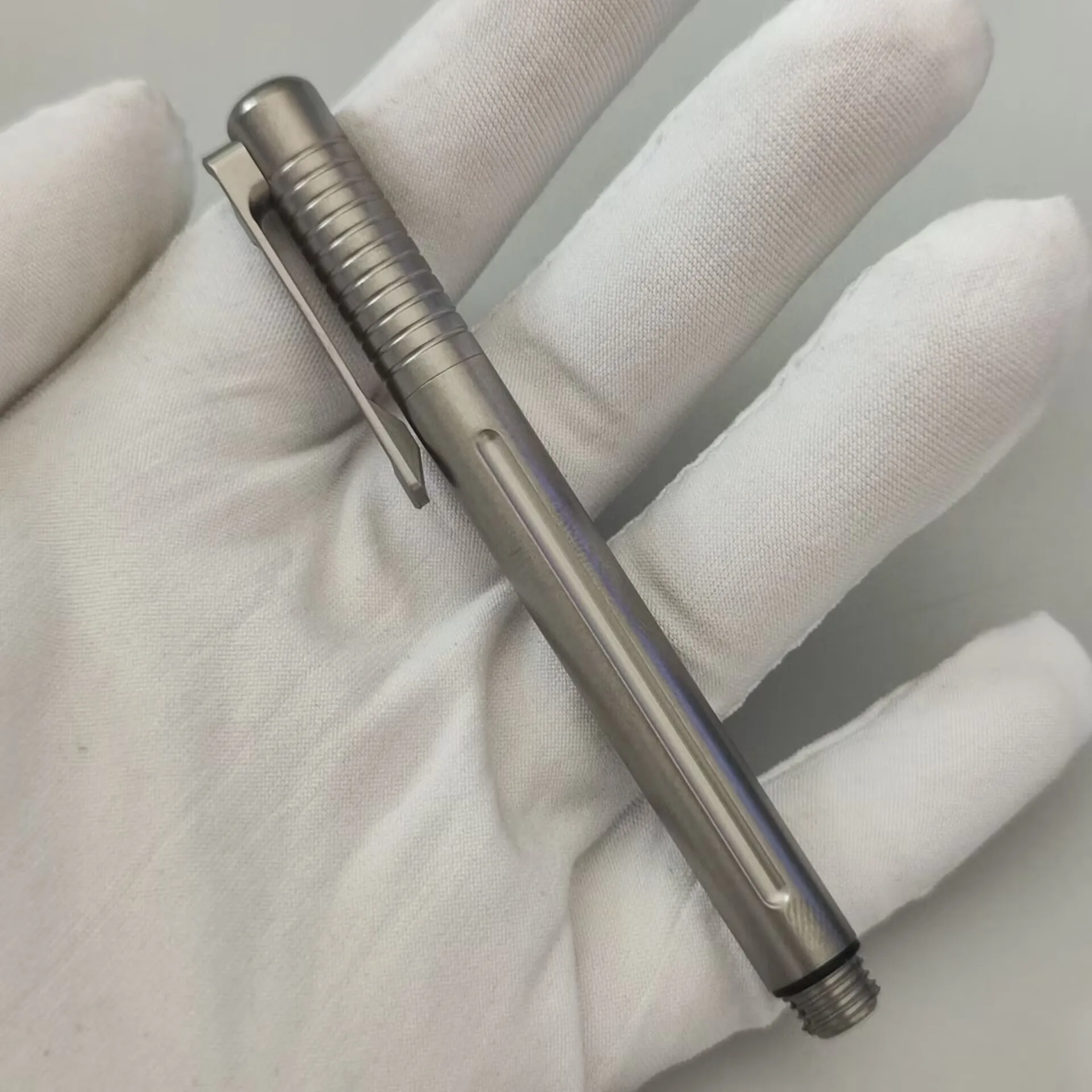 

Titanium Alloy short Ballpoint Pen Portable Writing Multipurpose Office Ballpoint Gift