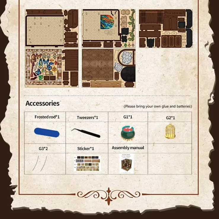 Kit de Bricolage Maison Miniature Créative Faite à la Main, Jouets Puzzle en Bois pour Décoration Intérieure – Offre Spéciale