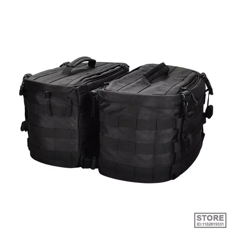 

Motorcycle Saddle Bags Universal Luggage Side Black Multifunctional Large-Capacity For Mountain