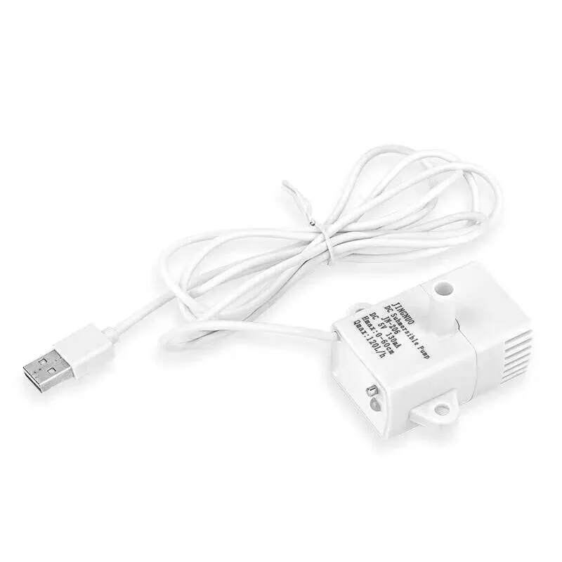JN-206 DC/USB вода 5 В 120 л/ч погружной мини-насос аквариум кошка фонтан для домашних животных поилки бесщеточный светодиодный светильник автоматическое выключение