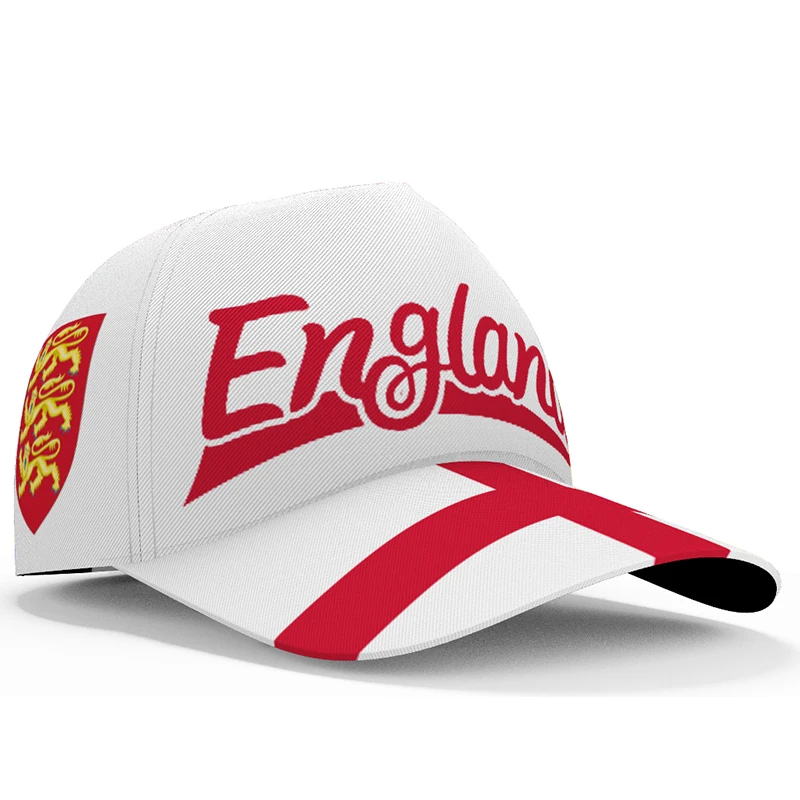 England Baseball Caps Free Custom Made Name British Team Logo Uk Hats Country Travel Britain Nation United Kingdom Flag Headgear