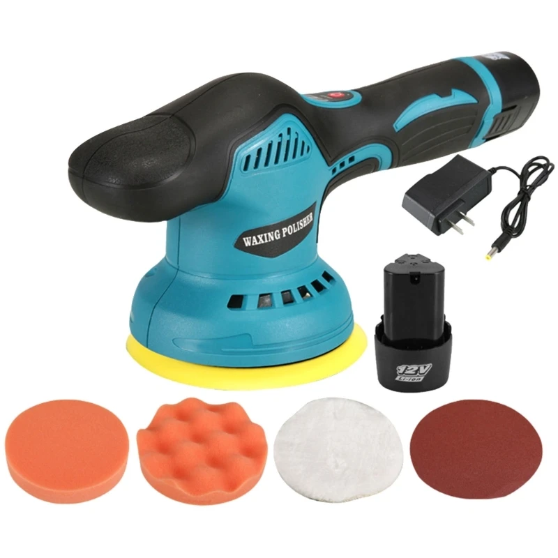 

220V Car Polisher Adjustable Electric Auto Polishing Machine Metal Waxing Sanding Rust Removal Machine for Car