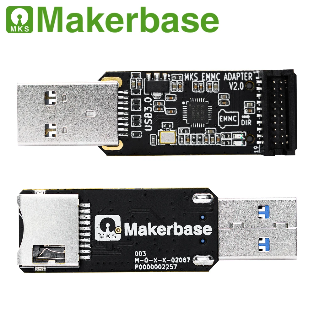 makerbase-mks-emmc-adapter-v2-com-leitor-usb30-emmc-de-32gb-para-modulo-de-cartao-tf-sd-mks-pi-mks-skipr