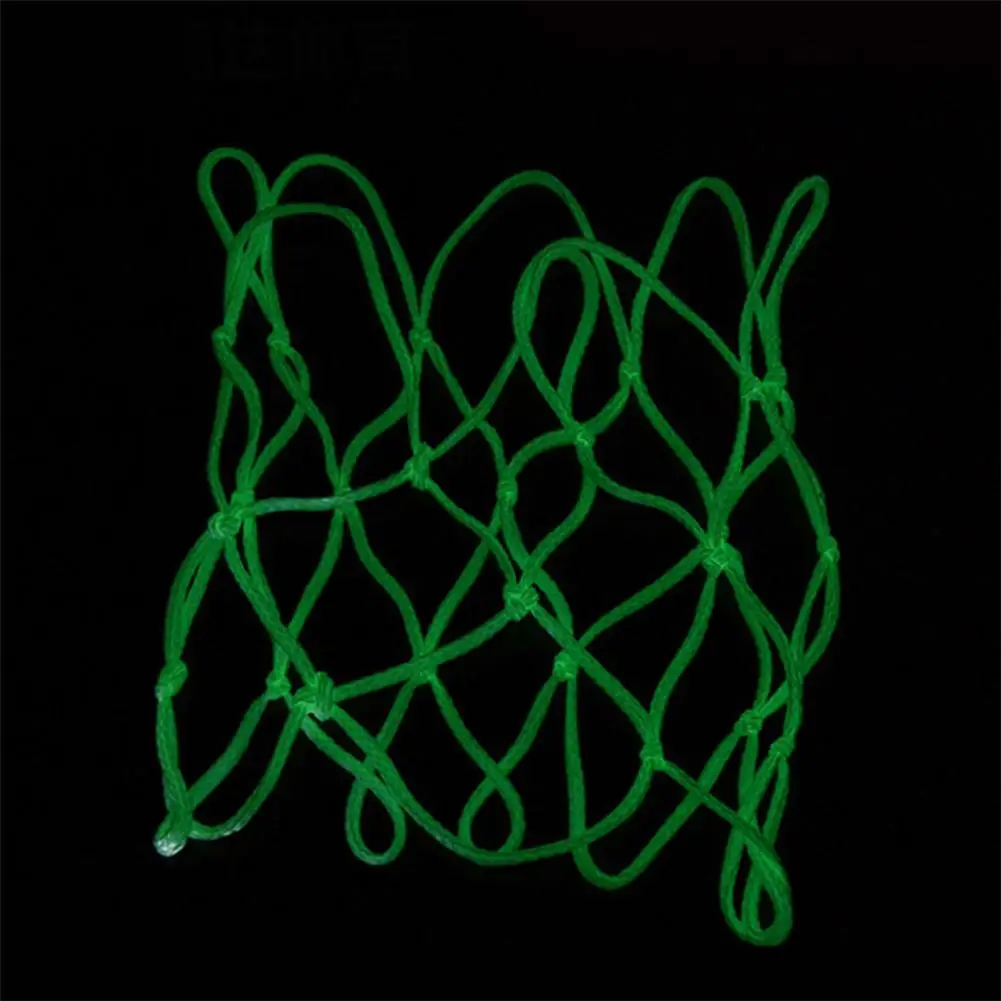 Glow in The Dark Basketball Hoop Net Luminous Basketball Net Outdoor Sports Accessories Sporting Goods Net Training for Kid new