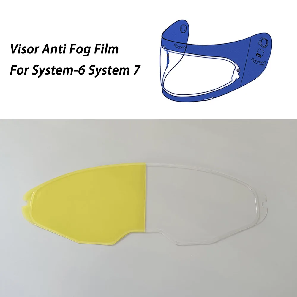 Motorcycle Helmet Lens Film Anti Fog For BMW System-6 System 7 Visor Anti Fog Film Accessories