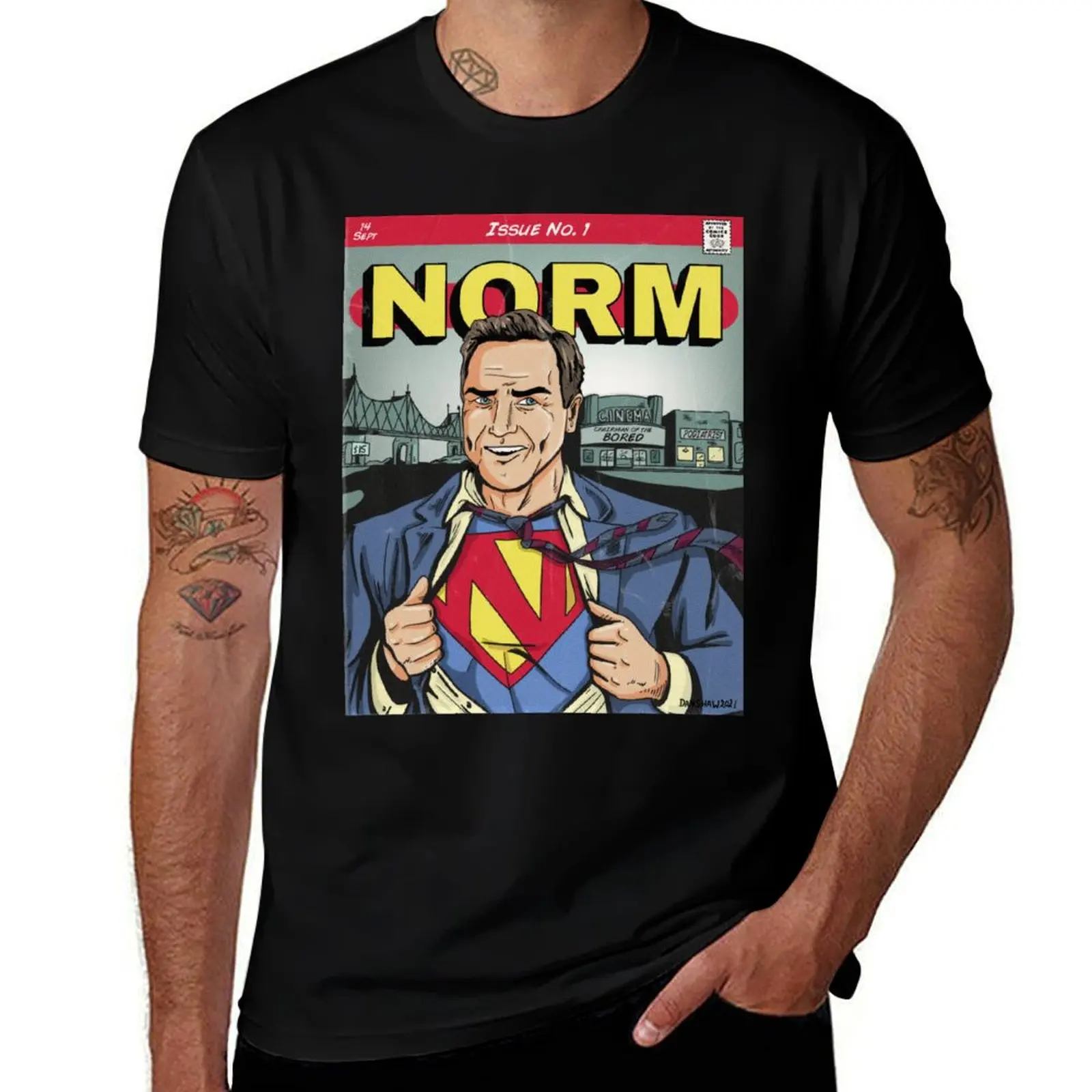 Norm Macdonald Tribute Comic T-Shirt Personalized t-shirt vintage graphic tee valentines clothes mens graphic t-shirts funny