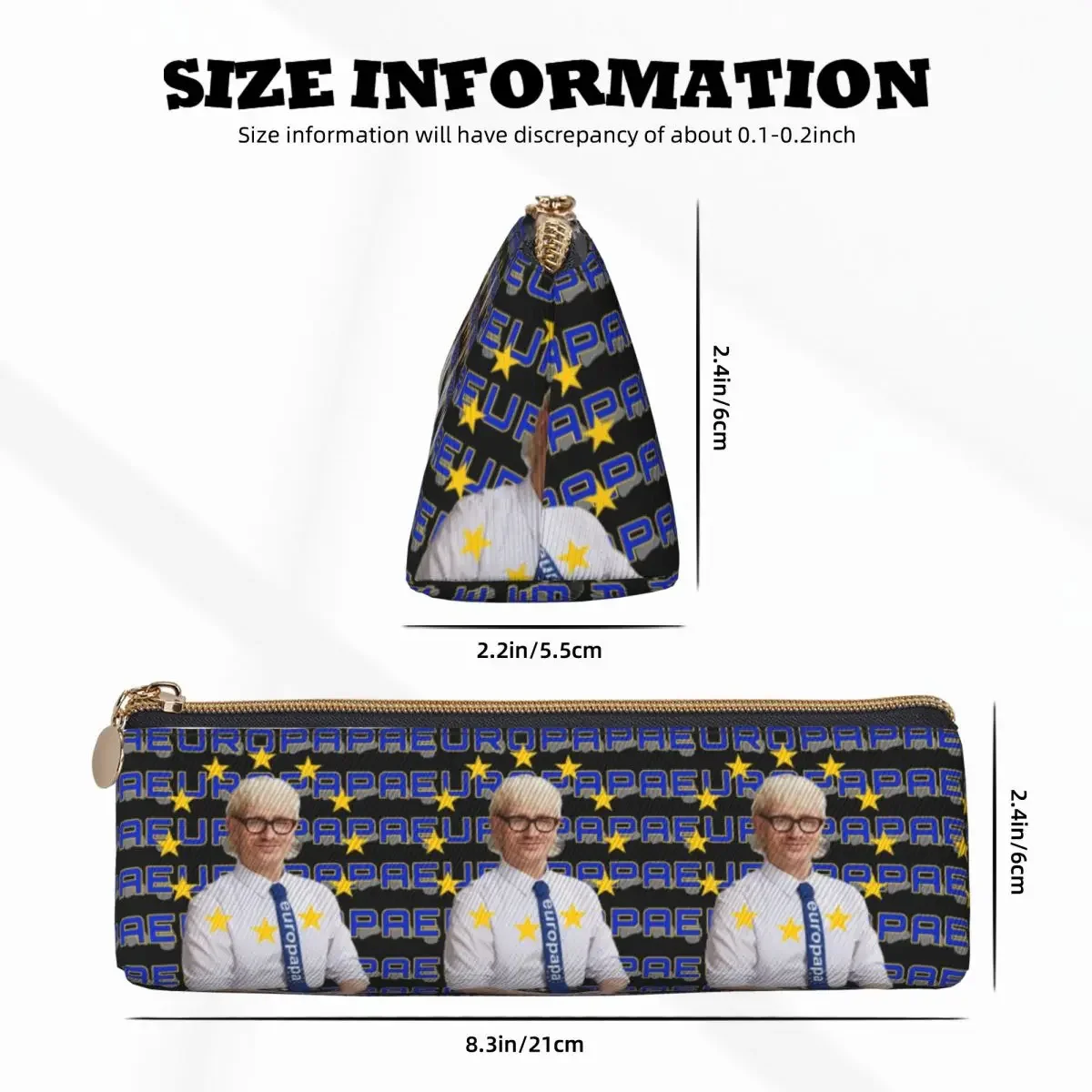 Joost Klein Pencil Case Europapa portapenne di grande capacità Boy Girl Triangle Lovely Back To School Cases forniture grafiche