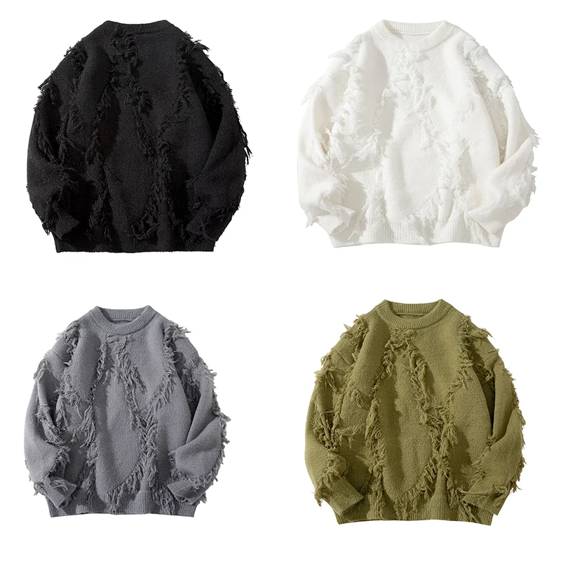 Men's Sweater Handsome Everything Trend High Quality Men's Knitted Sweater Daily Casual Warm Sweater Casual Daily Fashion
