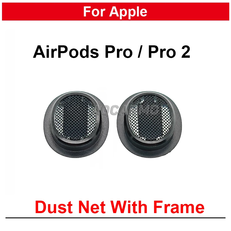 For Apple AirPods Pro Pro2 Left And right Earphone Headset Jack Dust Mesh Frame Holder Replacement Parts