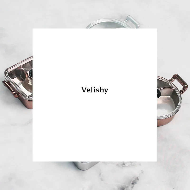 

DollHouse Mini Hot Pot Dinner Plate Chinese Cuisine Casserole Kitchen Cookware 1pc Fashion Doll House Accessories Furniture Toys