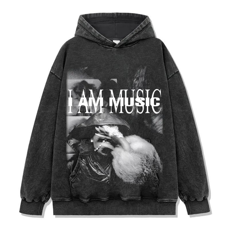 2025 I AM MUSIC YVL hooded sweatshirt Playboi Carti Hip-hop hoodie WY1456