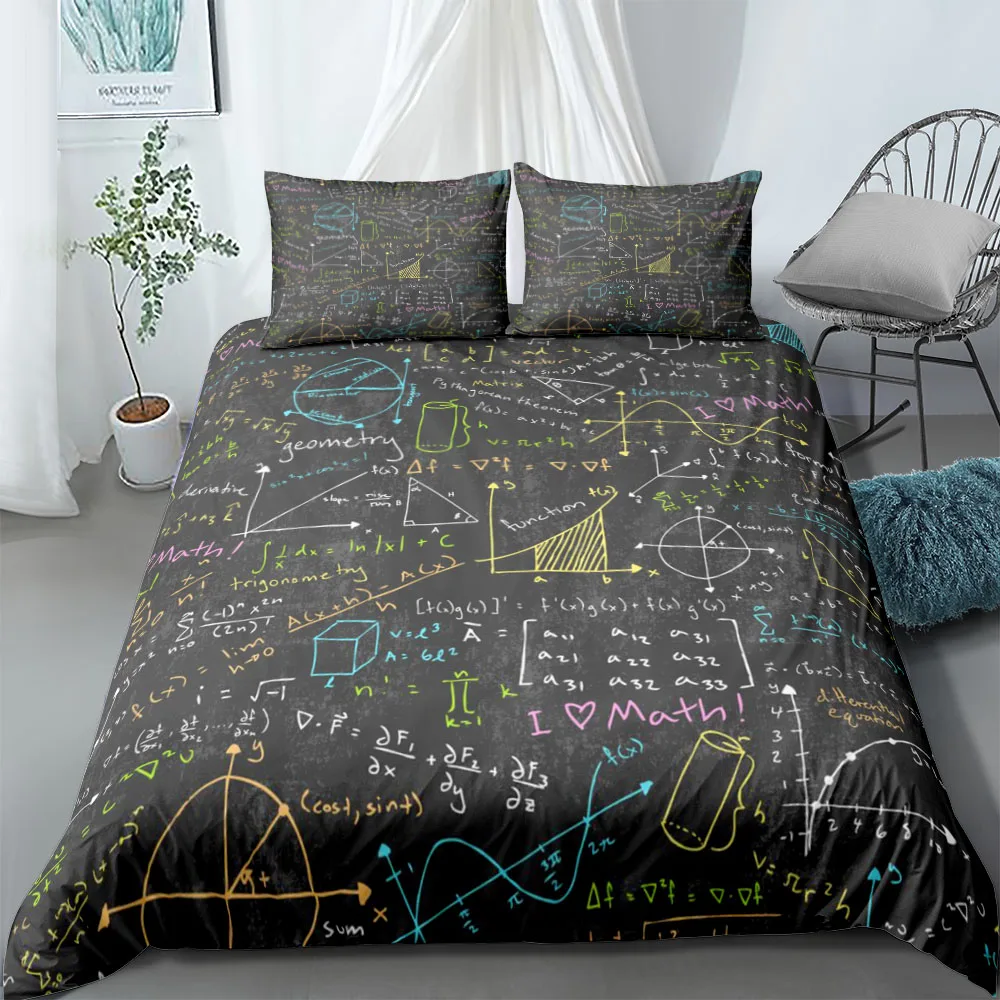 

Tutorial Math Lessons Duvet Cover Set King Queen Double Full Twin Single Size Navy Bed Linen Set