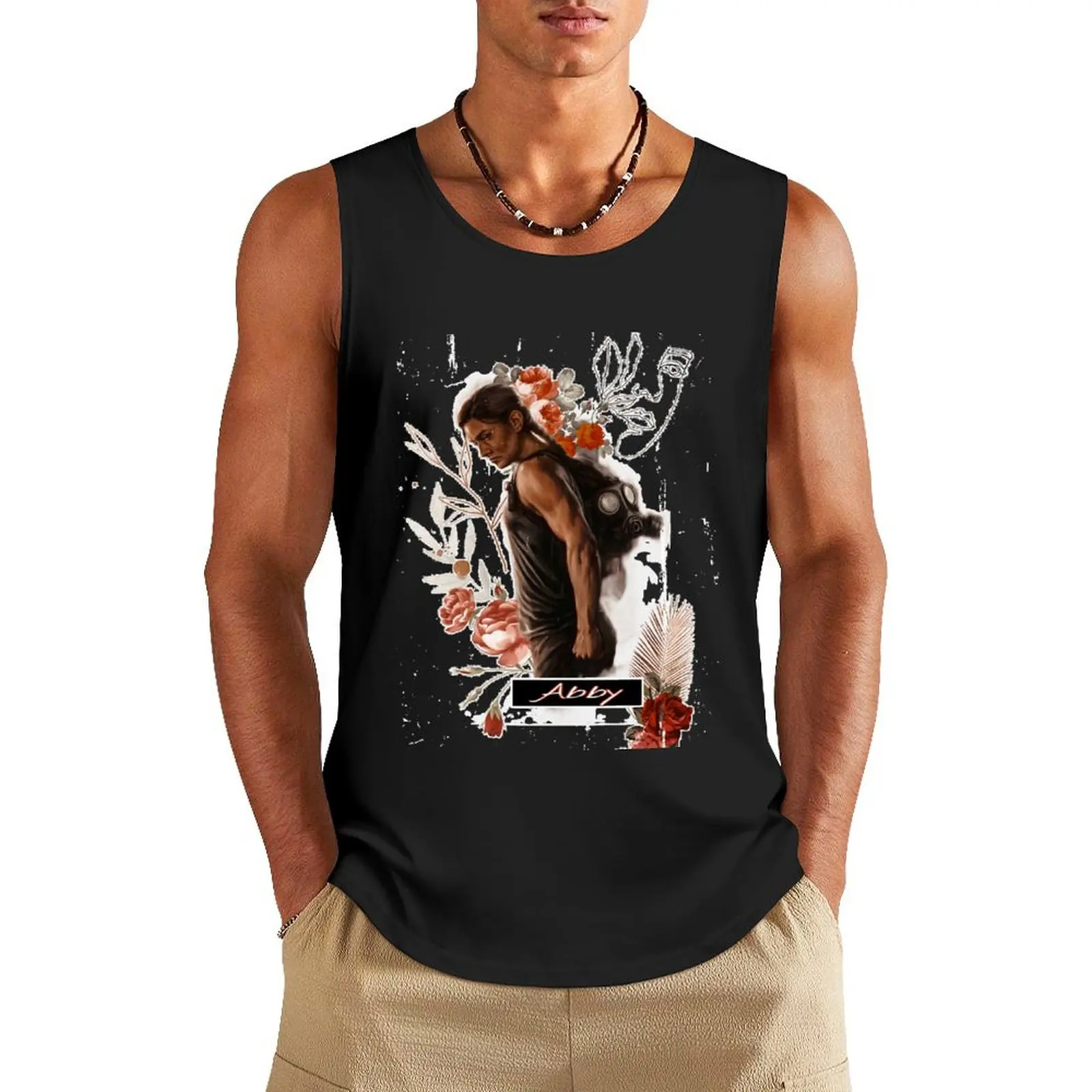 Abby anderson from TLOU2 Tank Top Vests Male clothes Sleeveless T-shirt Gym clothes