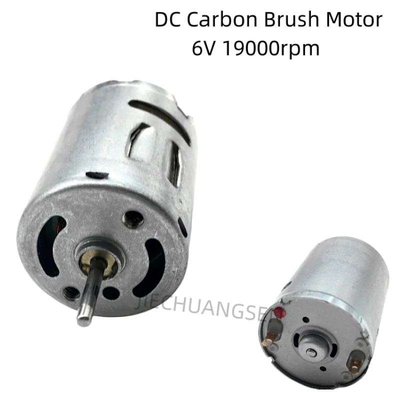 

New Micro DC Carbon Brush Motor,370 High Speed 6V 19000rpm