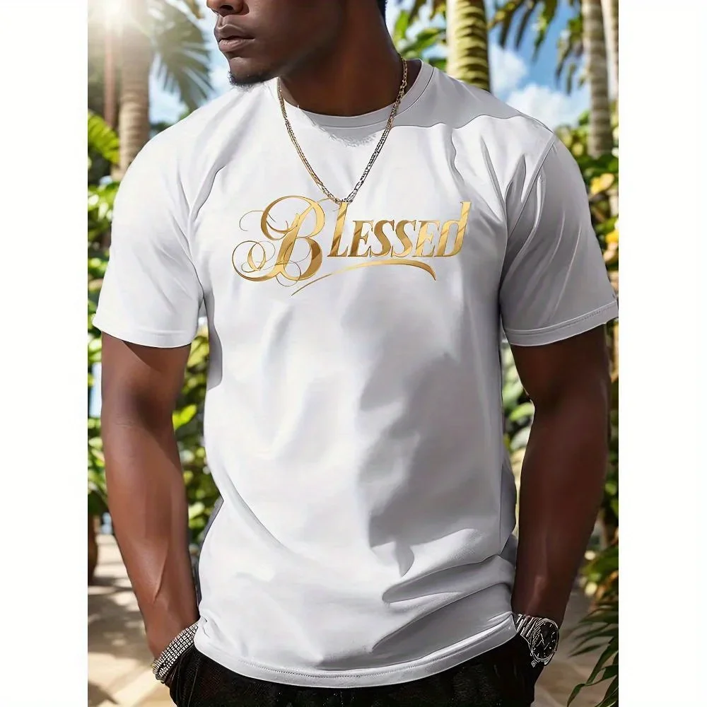 Men's 100% Cotton Large Size Short-sleeved T-shirt, Tshirts Oversized, Christmas T Shirts, Tshirts for Men Clearance Sale