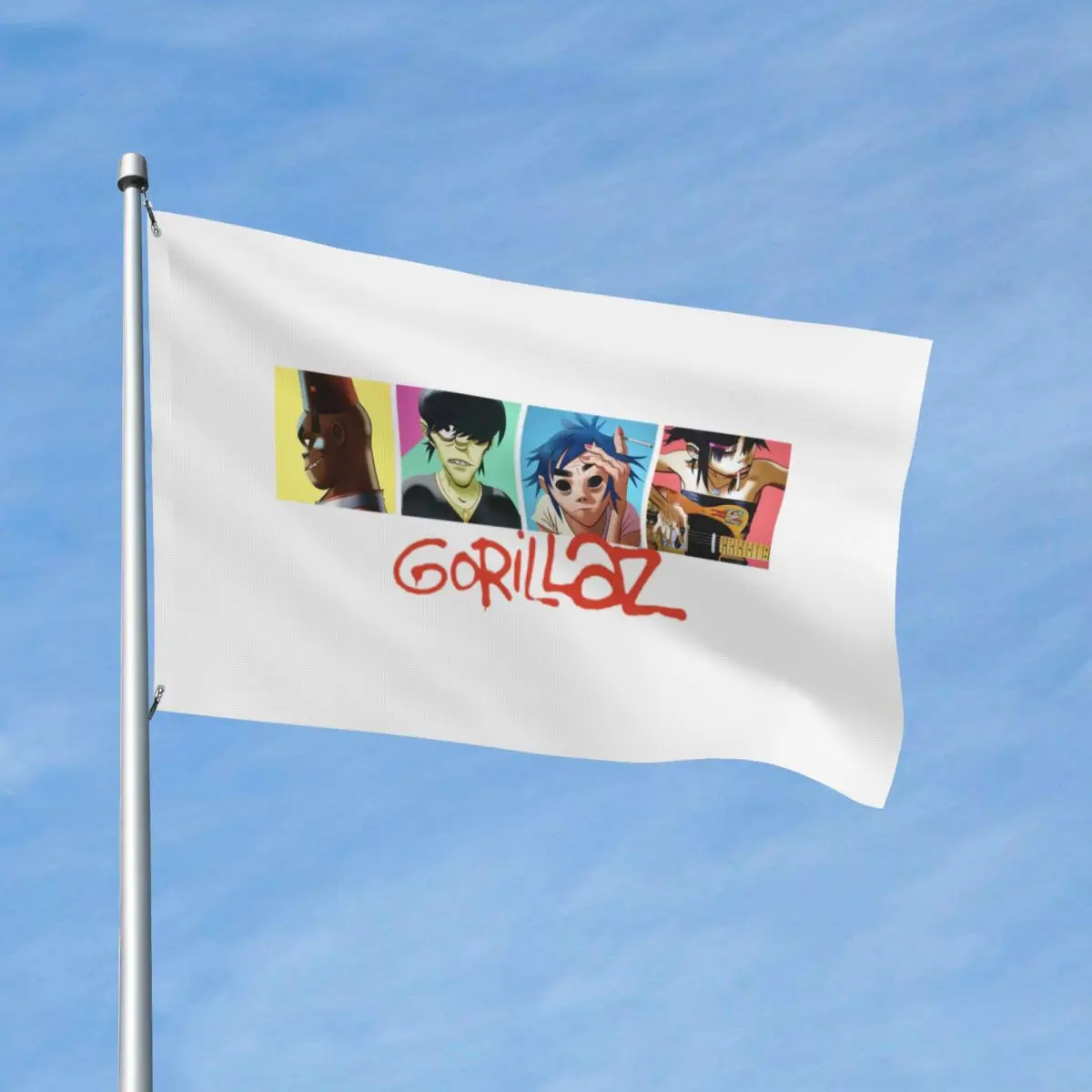 Gorillaz Rock Flag Double Sided Indoor Outdoor Banner Music All Weather Home Room Dorm Wall Decor 90x150cm