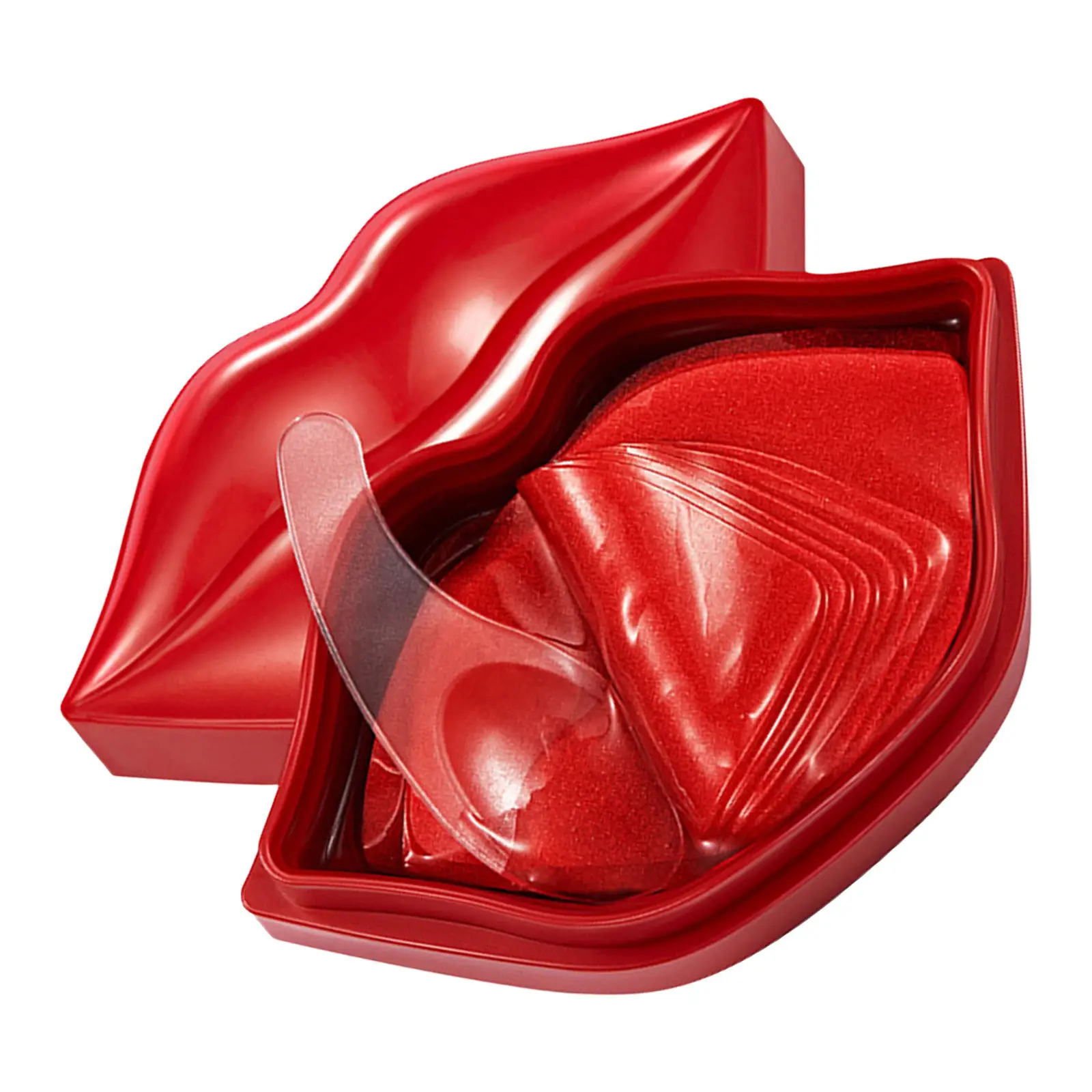 Mascarilla Labial Hidratante con Extracto de Cereza, 20 Unidades, Mascarilla Nocturna para Labios, Nutre, Hidrata y Suaviza