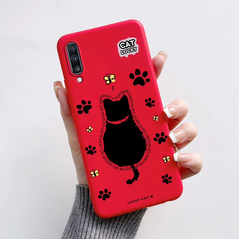 Case For Samsung Galaxy A70 Case Stylish Painted Flower Shockproof TPU Soft Silicone Phone Cover For Samsung A70 A 70 A705F Case