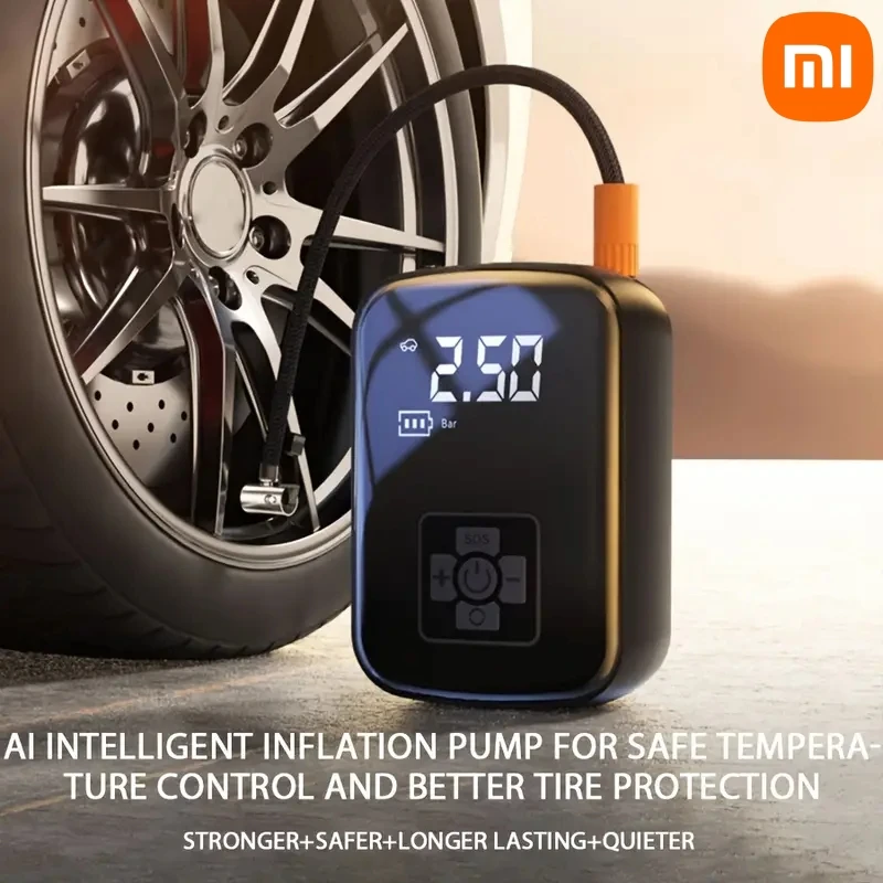 Xiaomi Air Pump Car Cleaning and Maintenance Parts Wireless Air Pump Long Battery Life Suitable for Cars Motorcycles and Balls