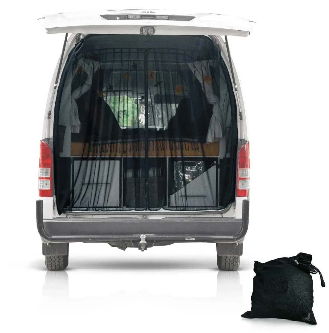 Insect Screen Mosquito/Fly Screens Net for VW T5 T6 Tailgate Barn Door Magnetic Insect Mosquito Fly Screen Net Camper Van