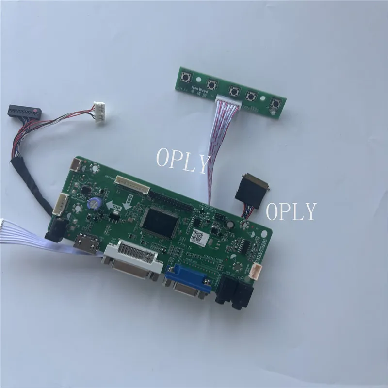 VGA controller board For LP133WH2-TLA4/TLB1/TLB2/TLB3/TLC1 M.NT68676 DVI 40pin LVDS LCD LED  audio  monitor 1366X768 13.3