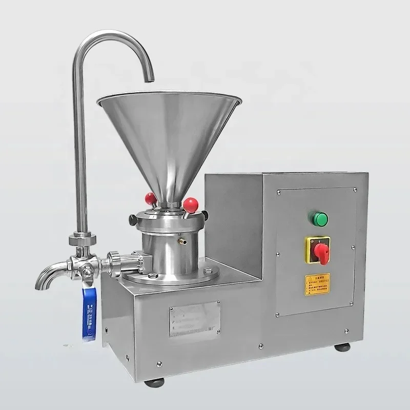 

JMS60 Ultrafine Pulverization Colloid Mill Tahini Peanut Butter Making Machine Grinding Emulsify Dried Milk Nuts Soybean Flour