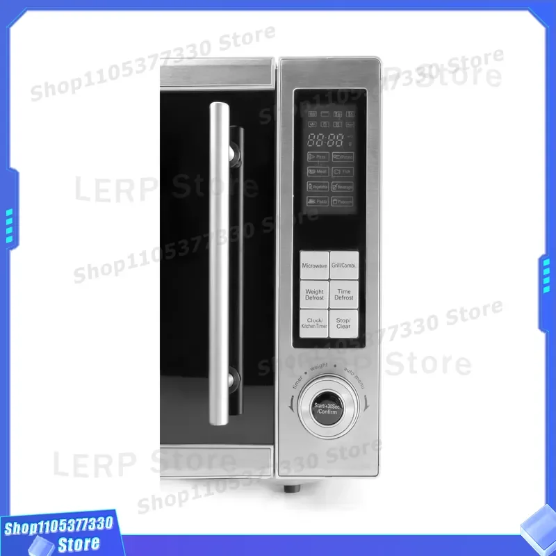 1000W Digital Microwave Oven 30L Stainless Steel Door Countertop Heating Appliance Fast Cooking Kitchen Home Use 30L Capacity