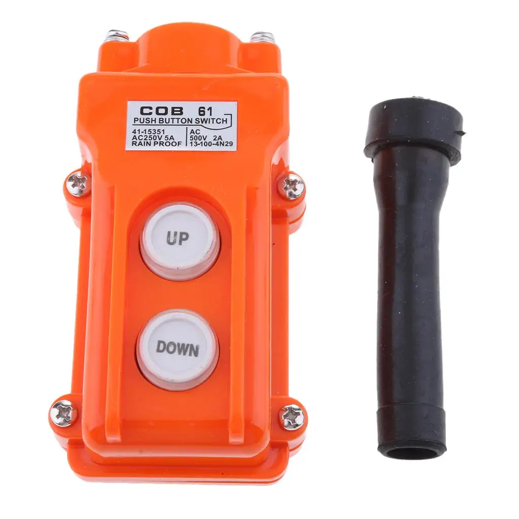 Plastic Pendant Control Button COB6 Crane/ Hoist Tailgate Loader