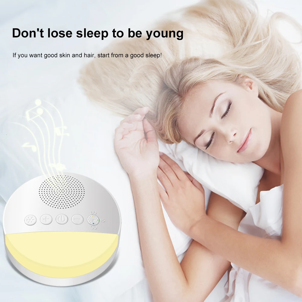 Baby Care Assisted Sleep Save Energy White Noise Machine with Night Light Music