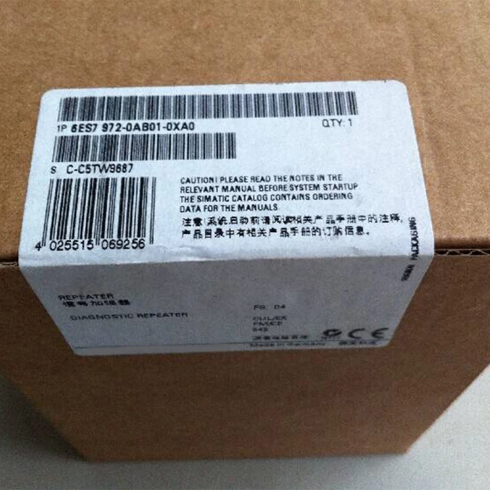 In Box Sealed For Siemens 6ES7 972-0AB01-0XA0 Repeater Module 6ES7972-0AB01-0XA0