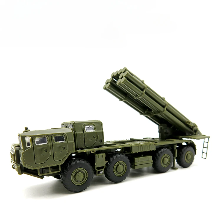 1/72 9A52-2 Smerch Russian Long-range Multi-barrel Rocket Launcher Armored Vehicle 4D Assemble Model Boy Toy