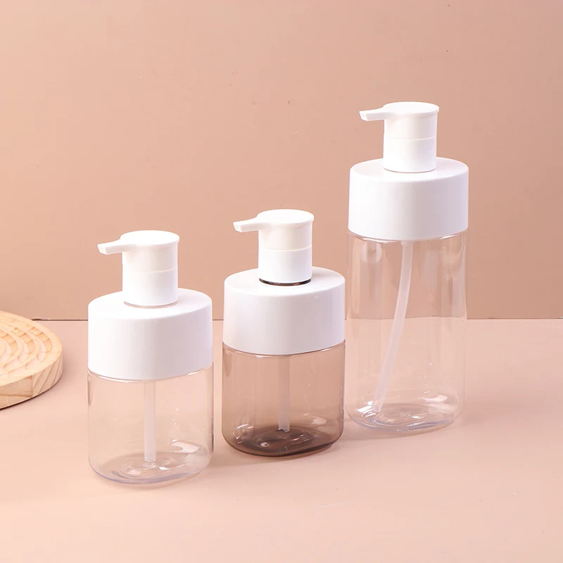 300/500ml Square Soap Dispenser Refillable Empty Bottle Hand Soap Liquid Lotion Shampoo Conditioner Bottle Container Replace