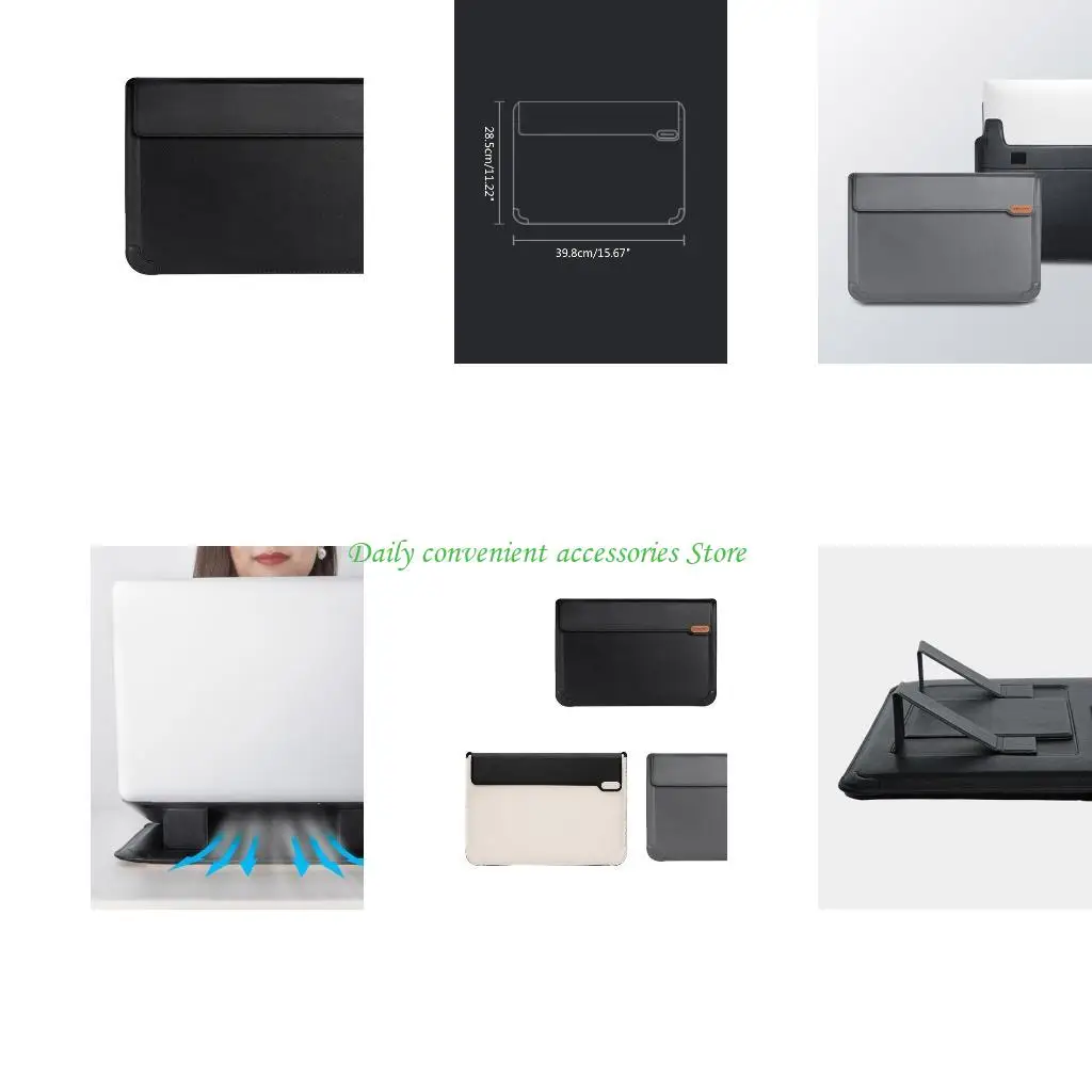 

97QB Laptop Sleeve for Case Laptop Stand 16.1 inch Laptop Bag Computer Carry for Case