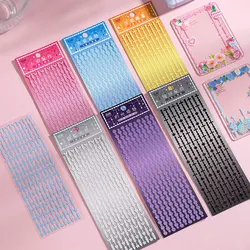 4Pcs Colorful Chain Decorative Stickers DIY Goo Card Collage Photo Frame Scrapbooking Diary Album Journal Stationery Sticker