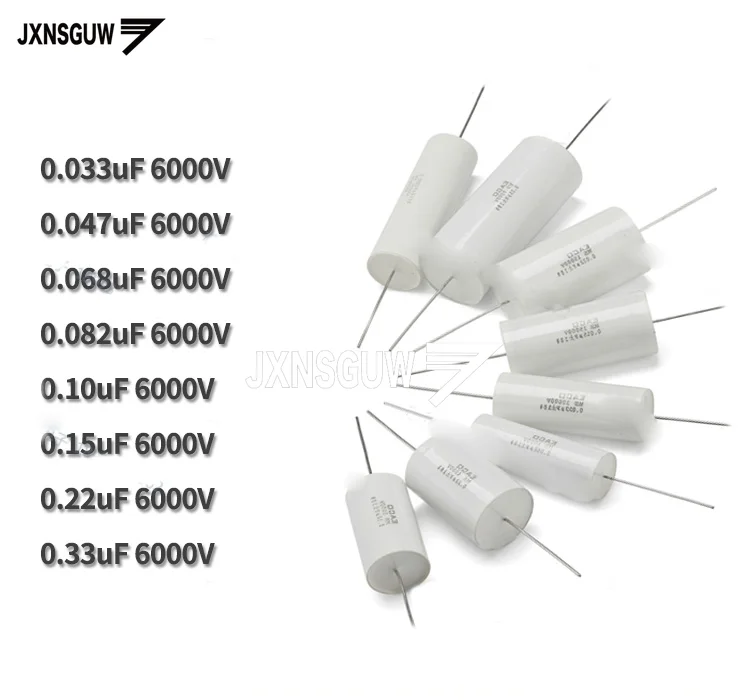 

2PCS EACO MS 6000V 0.033UF 0.047UF 0.068UF 0.082UF 0.10UF 0.15UF 0.22UF 0.33UF High voltage film capacitor 6000V0.033UF 333