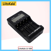 LiitoKala LII-500 Smart Universal LCD LI-ion Ni Mh 16340 17335 17500 18490 17670 18650 Battery Charger
