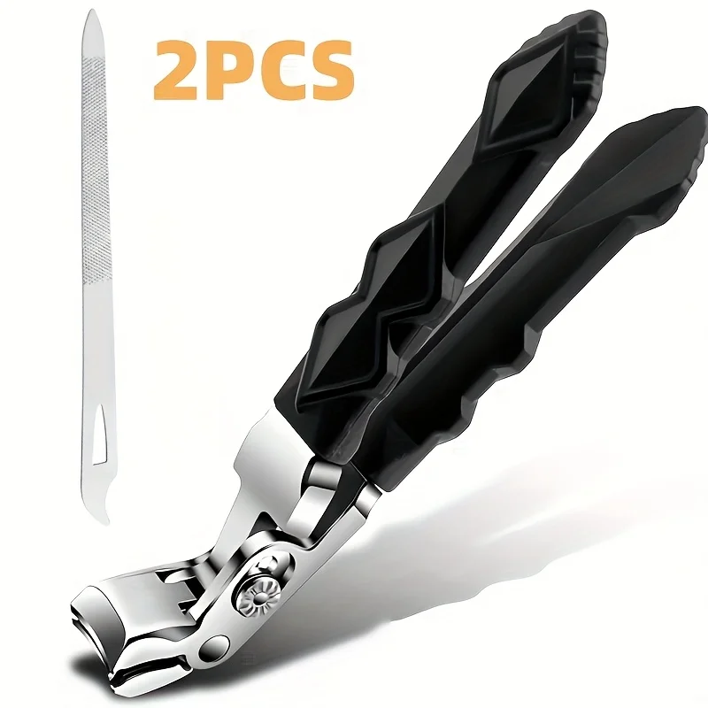 

Long handled curved nail clipper set, flat mouth nail clipper, thick nail clipper