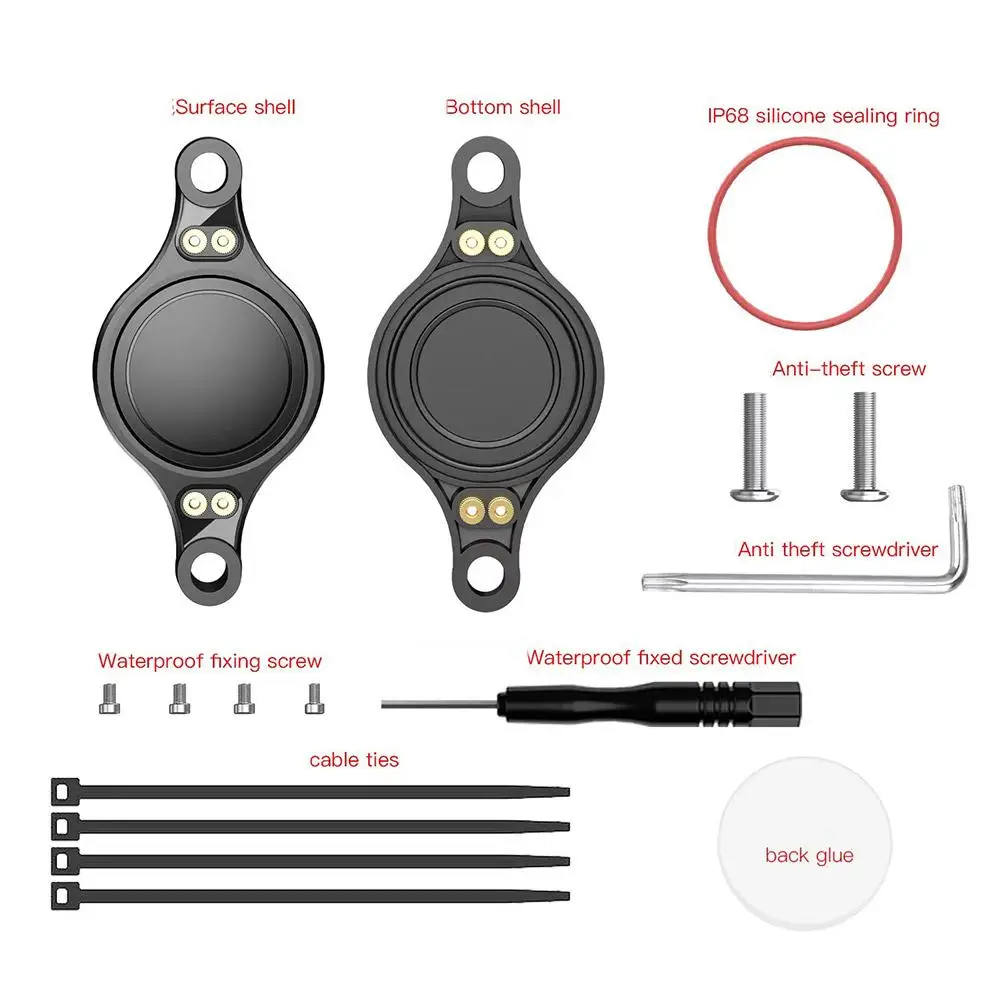 For Airtags Protective Case Cover Suitable Anti-lost Bike SeatMount Road Bicycles Support Holder Tracker Locator Tracker