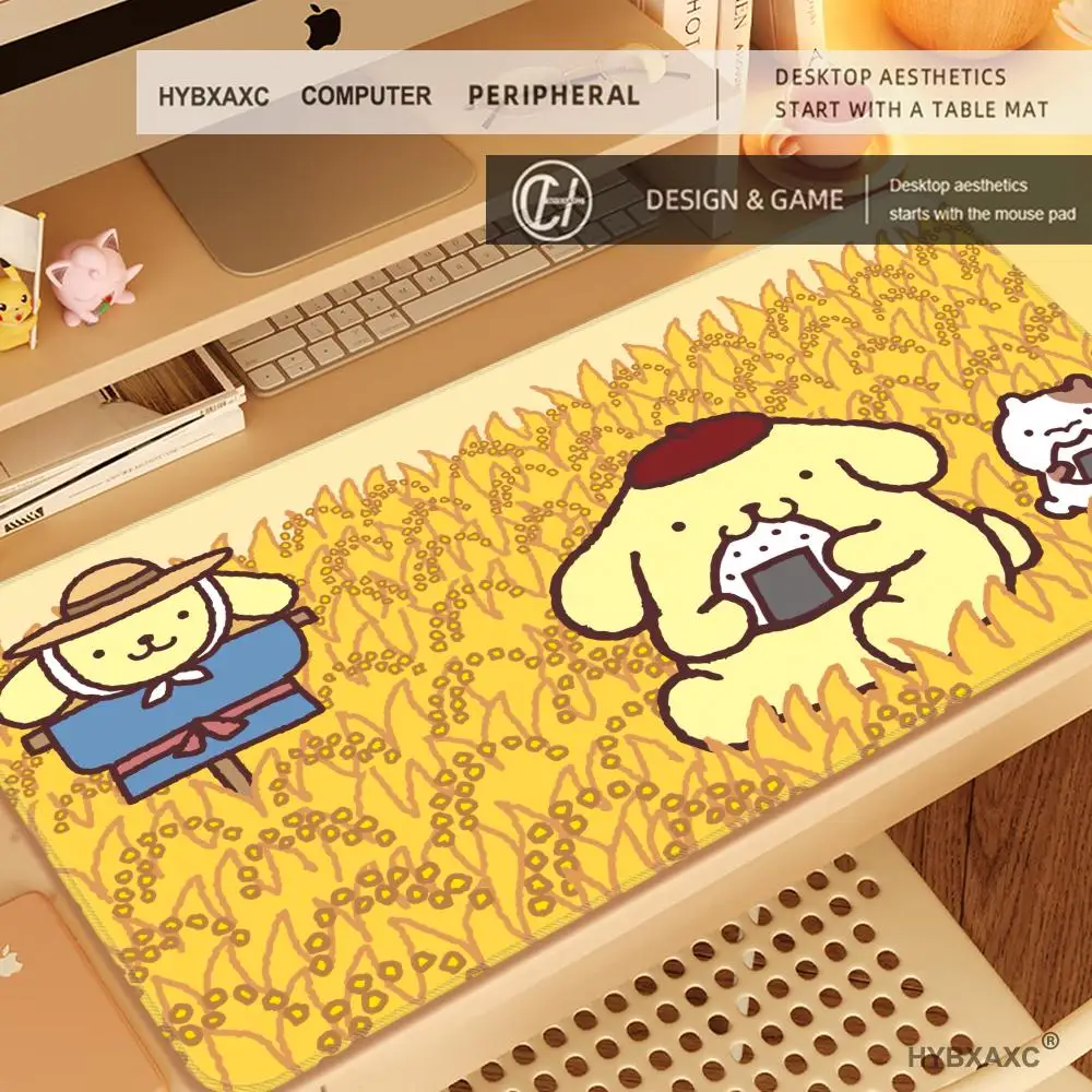 Anime Gaming Speed Mouse Pad Computer players Kawaii Gamer Cabinet Mouse Mat Keyboard P-Pompompurins Mousepad Computer Desk Mat