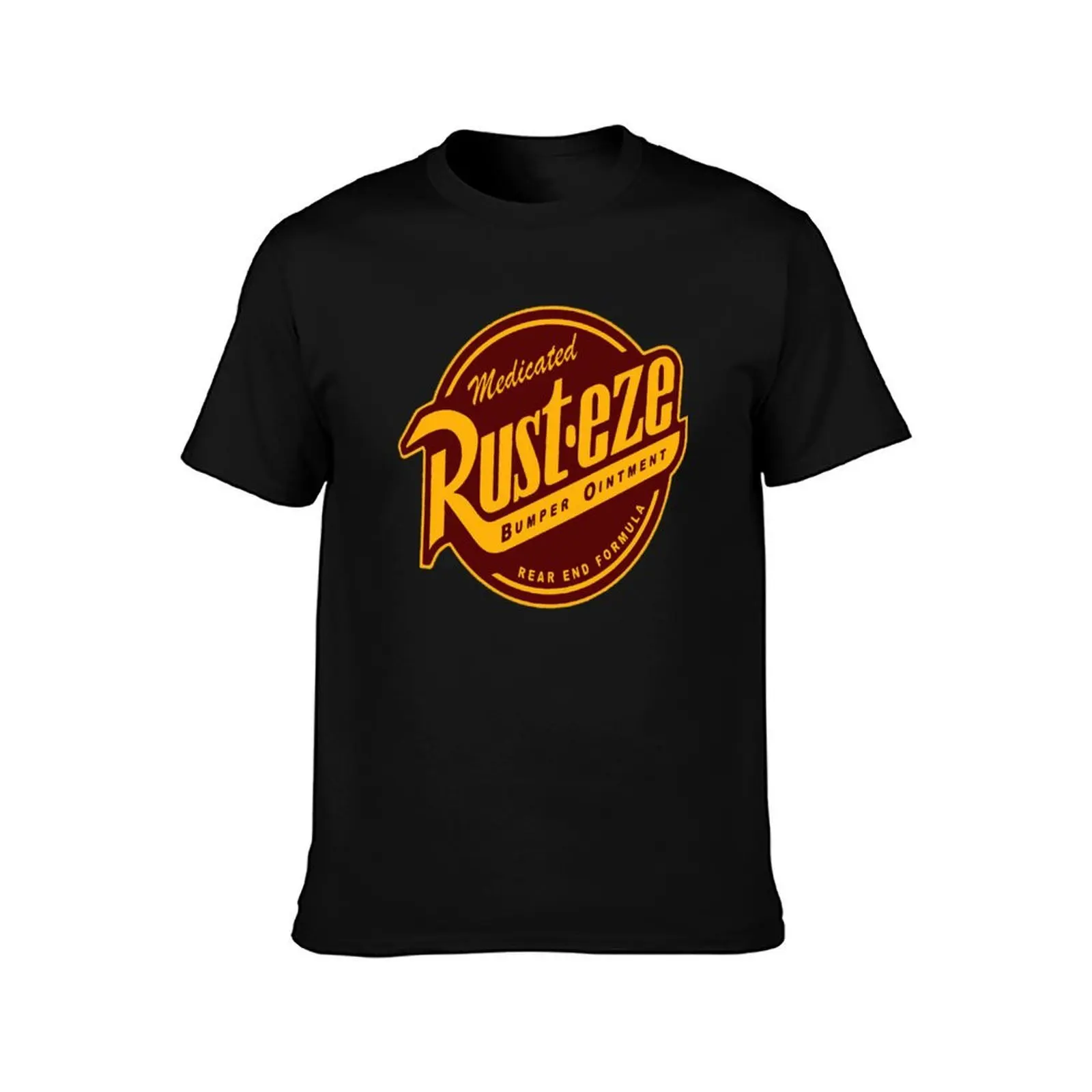 Rust-eze T-Shirt, Summer Casual Cotton Tee, Oversized Streetwear Tops, Vintage Graphic Print, Loose Fit Short Sleeve