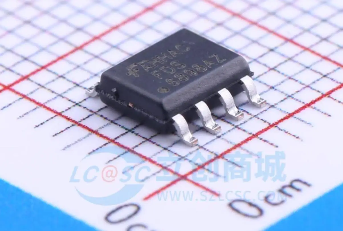 15pcs   FDS6898A FDS6898AZ SOP8-pin new MOSFET chip SMT IC can be directly photographed